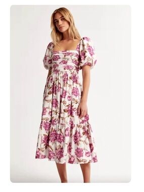 Abercrombie & Fitch Emerson Midi Dress